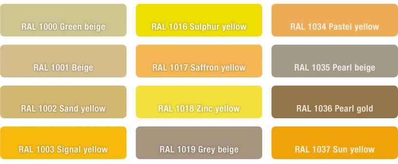 moulded fibregrating colours